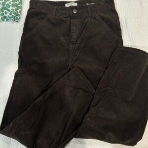Carhartt WIP Dark Brown Corduroy pants
